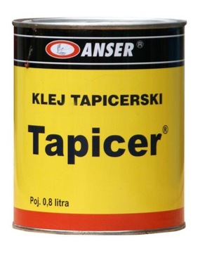 KLEJ TAPICER 0,8L TKANINA FILC GĄBKA PODSUFITKA