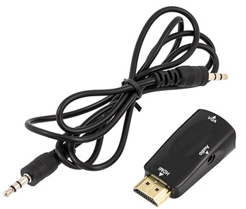 Конвертер HD-изображений из HDMI в VGA + стереоаудио