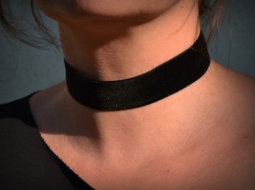 filipy - NASZYJNIK - Choker Velvet Krótki