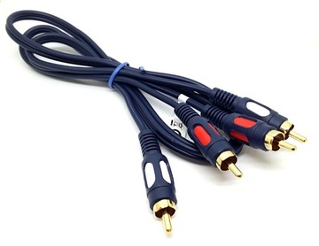Kabel 2RCA-2RCA ŁEZKA RK230 Vitalco 0.5m x1szt