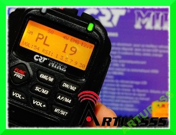 CB радио CRT Mike v2021 ASQ RF усиление + расширение