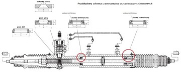 Ремкомплект реечного механизма Galaxy Sharan