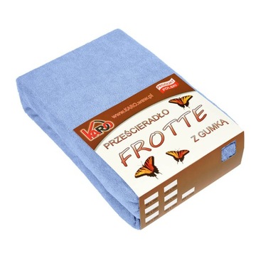 фото ориг. №2, Sheet terry cloth with elastic band 160x200 blue 028