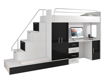 фото ориг. №4, Bunk bed raj 5 with a table complete with a table 2 mattresses - free of charge seat