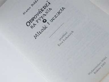 ОТВЕТЫ И ВОПРОСЫ ЛЮБОВЬ И ЧУВСТВА МАРКО ДОЛДИ