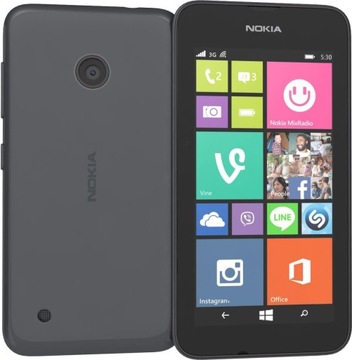 КОМПЛЕКТ NOKIA LUMIA 530, ЧЕРНЫЙ