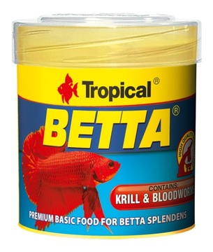 TROPICAL BETTA 50ml / 15g POKARM DLA BOJOWNIKÓW
