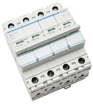 Rozłącznik Hager 400V IP20 63A 4 POLA
