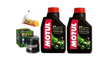 OLEJ MOTUL FILTR OLEJU ŚWIECA KAWASAKI KLR 250 84-