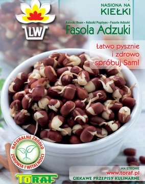 NASIONA NA KIEŁKI FASOLA ADZUKI 50g