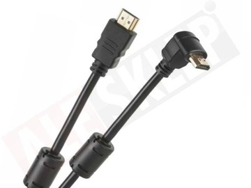 КАБЕЛЬ HDMI HDMI ВИЛКА 1,8 М 1,4 В УГОЛ