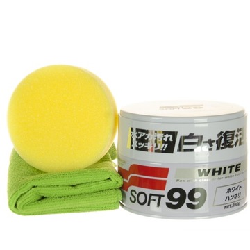 SOFT99 White Soft Wax 350g miękki połysk!