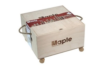 НАТУРАЛЬНЫЕ ДЕРЕВЯННЫЕ БЛОКИ КЛЕН ЭКО ЯЩИКИ 500 ШТ.