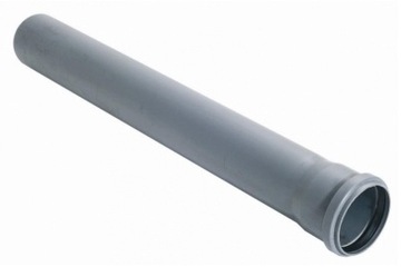 Rura kanalizacyjna PCV fi 110 - 0,5 mb PP 50cm wewnętrzna szara 110/500