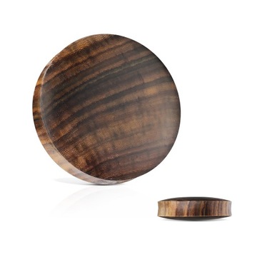 DREWNIANY PLUG - TUNEL TUNELE PLUGI - PLUG 8 mm