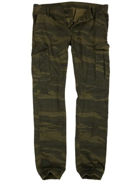 SPODNIE JOGGERY Surplus BAD BOY Green Camo - XXL