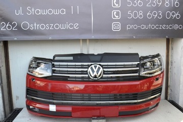 ПЕРЕДНИЙ БАМПЕР VW T6 SPRAY SPRAY ГАЛОГЕН ХРОМ