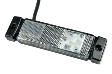 LAMPA PRZEDNIA BIAŁA Z ODBLASKIEM LED LD 127