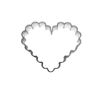 Foremka SERCE KARBOWANE 5,9 cm - serca, serduszko