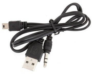 PRZEJŚCIÓWKA MINI USB - USB i MINI JACK 3.5 WaWa