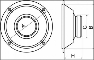 АВТОМОБИЛЬНЫЕ ДИНАМИКИ PEYING PY-BG502T6 — 13,8 см