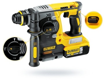 Аккумуляторная ударная дрель Dewalt DCH273P2 SDS+