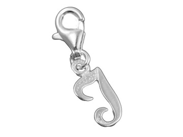 CHARMS litera SREBRO 925 I literka do bransoletki