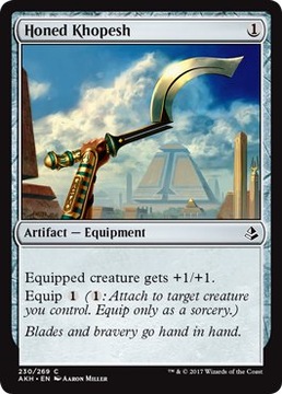 MTG 2x Honed Khopesh FOIL