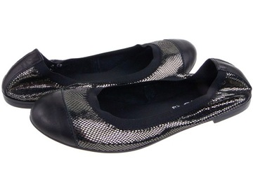 Tamaris buty balerinki 22131 czarne łuska 39