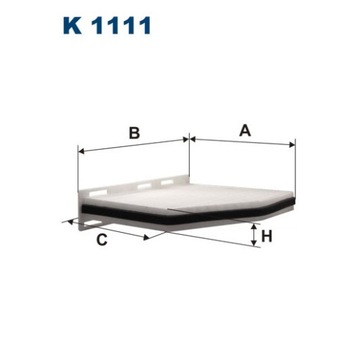 FILTR KABINA K1111 FILTRON AUDI A3 PASSAT B6