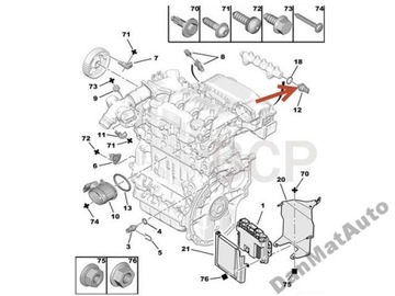 CITROEN C2 C3 1.4 1.6 HDI ДАТЧИК ДАВЛЕНИЯ ТОПЛИВА