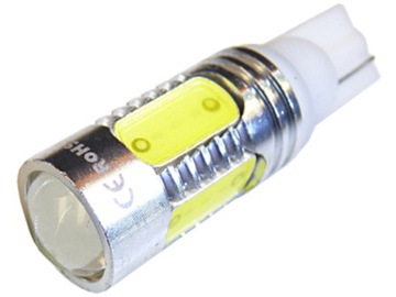 żarówka T10 w5w 5 COB najmocniejsza 12V 24V w16w