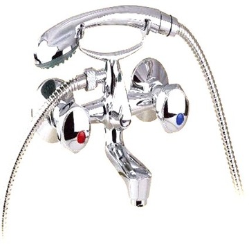фото ориг. №4, 2x battery standard washbasin wall-mounted chrome on handle b639