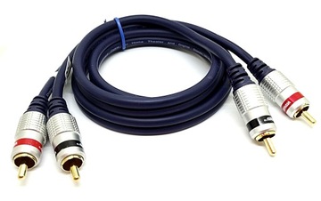Przyłącze kabel CHINCH 2x RCA na 2xRCA 5m