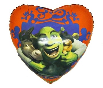 Balon shrek serce producent GRABO 55x55cm