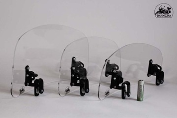 Дефлектор мотоцикла, обтекатель лобового стекла, DARKOJAK 30x14