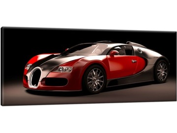 Auto Bugatti Veyron Samochód 100x40 OBRAZ Prezent