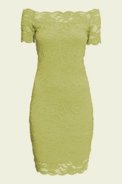 H&M Koronkowa sukienka bez ramion rozm. 32,XXS