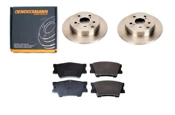TARCZE HAM. KLOCKI TOYOTA RAV 4 III TYŁ 281mm KPL