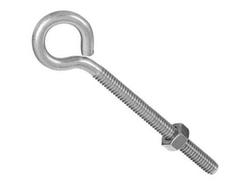 ŚRUBA OCZKOWA M5X40 NIERDZEWNA UCHO Z GWINTEM HAK