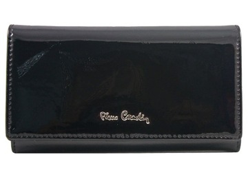 Pierre Cardin 02 LEAF 114 dámska kožená peňaženka čierna