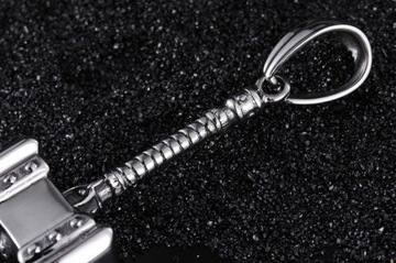 СТАЛЬНОЙ КУЛОН СЕВЕРНЫЙ МОЛОТ ТОРА ВИКИНГОВ