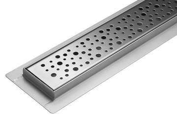 ODPŁYW LINIOWY 30 cm NAPO STAL NISKI SYFON 52 mm