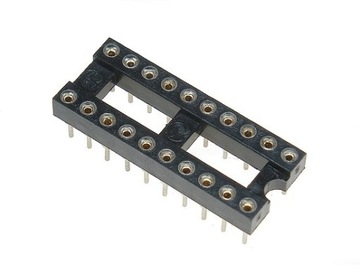 DIL20P Podstawka precyzyjna - raster 2.54 mm 20pin