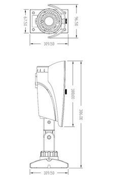 IP-камера Spacetronik ZB 10IP60IRCZH 2,8-12мм 1Mpx