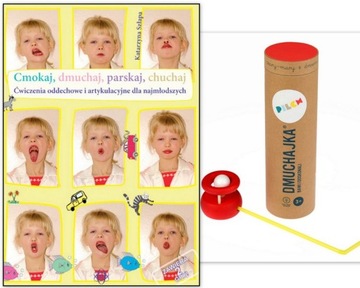 DMUCHAJKA + ĆWICZENIA BUZI I JĘZYKA logopedyczne