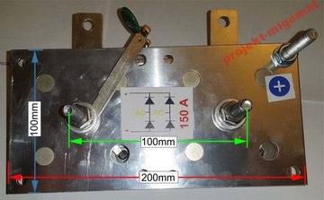 Выпрямительный мост 150А для запуска сварочного аппарата migomat
