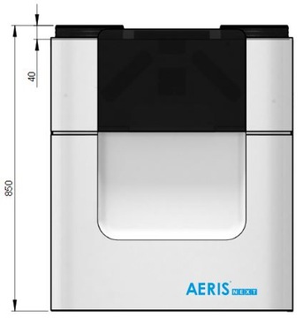 Рекуператор AERIS next 600 R VV ST ERV