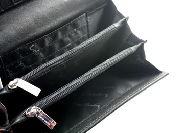 Pierre Cardin 02 LEAF 114 dámska kožená peňaženka čierna