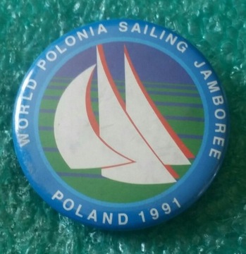 ODZNAKA WORLD POLONIA SAILING JAMBORRE 1991